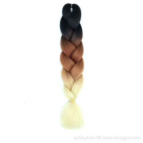 Julianna jumbo crochet hair braid 24inch 100gram cheap braid hair wholesale for afro salon Jumbo Braid
